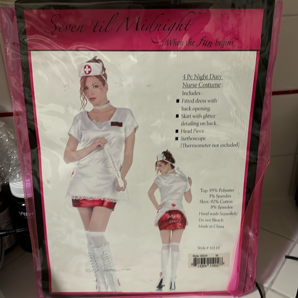 4 PC Night Duty N*rse Costume